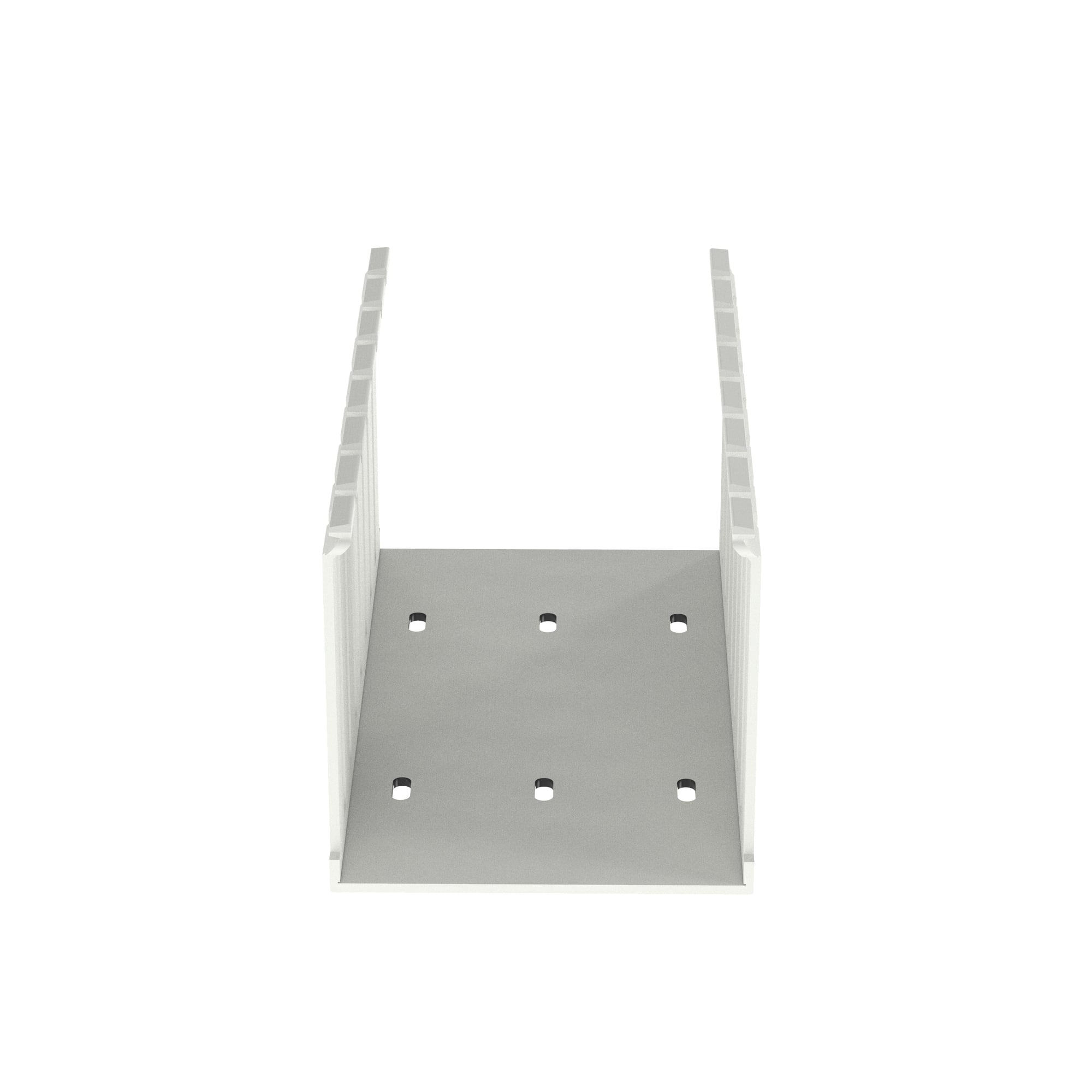 Slotted Duct, PVC,4X4X6FT,WHT            