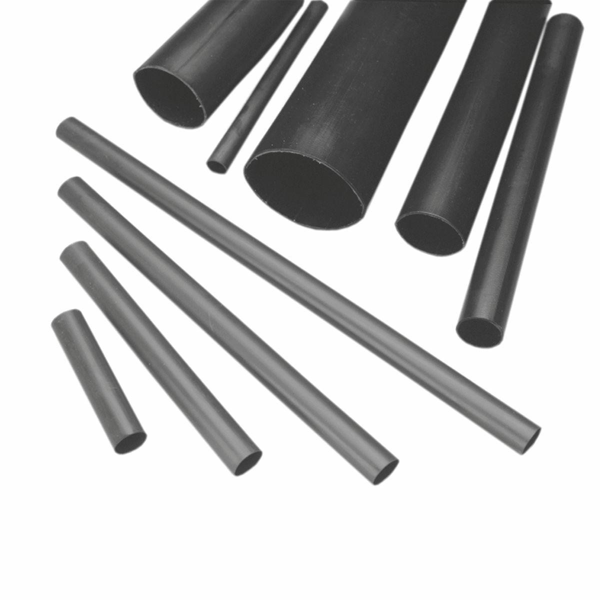 Heavy Wall Cross-Linked Polyolefin Heat Shrink Tubing, #10-14 AWG, 1000 V, 6.00" L, Flame Retardant.
