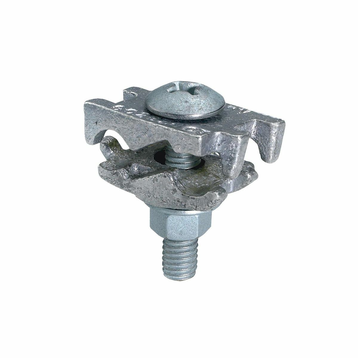 Cast CU Alloy Cable Tray Ground Clamp, 2/0 Str.-250 kcmil, Tin-plated.