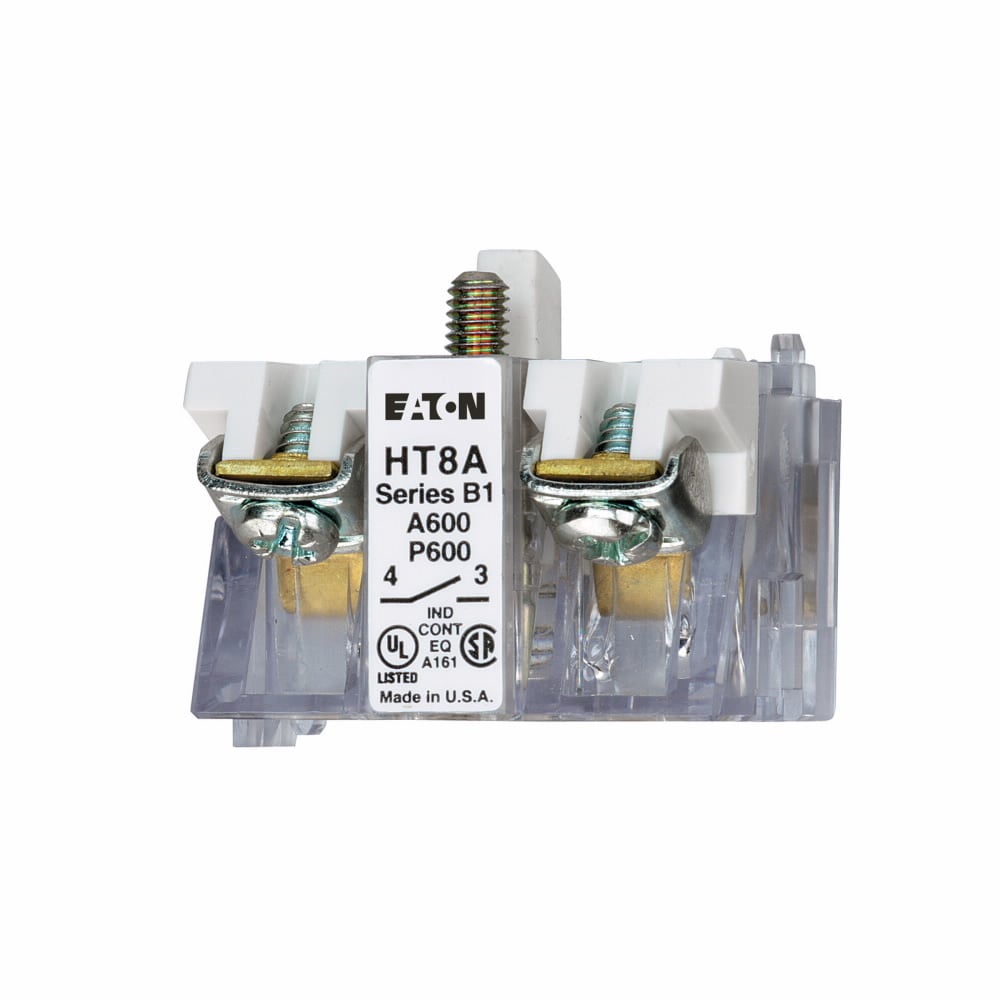 30.5 mm, Watertight/Oiltight-HT800, Contact block, Without guard, NO_