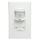 500W, Single Pole, 150 Degrees, 350 sq. ft. Passive Infrared Wall Switch Occupancy Sensor, Residential Grade, Ivory