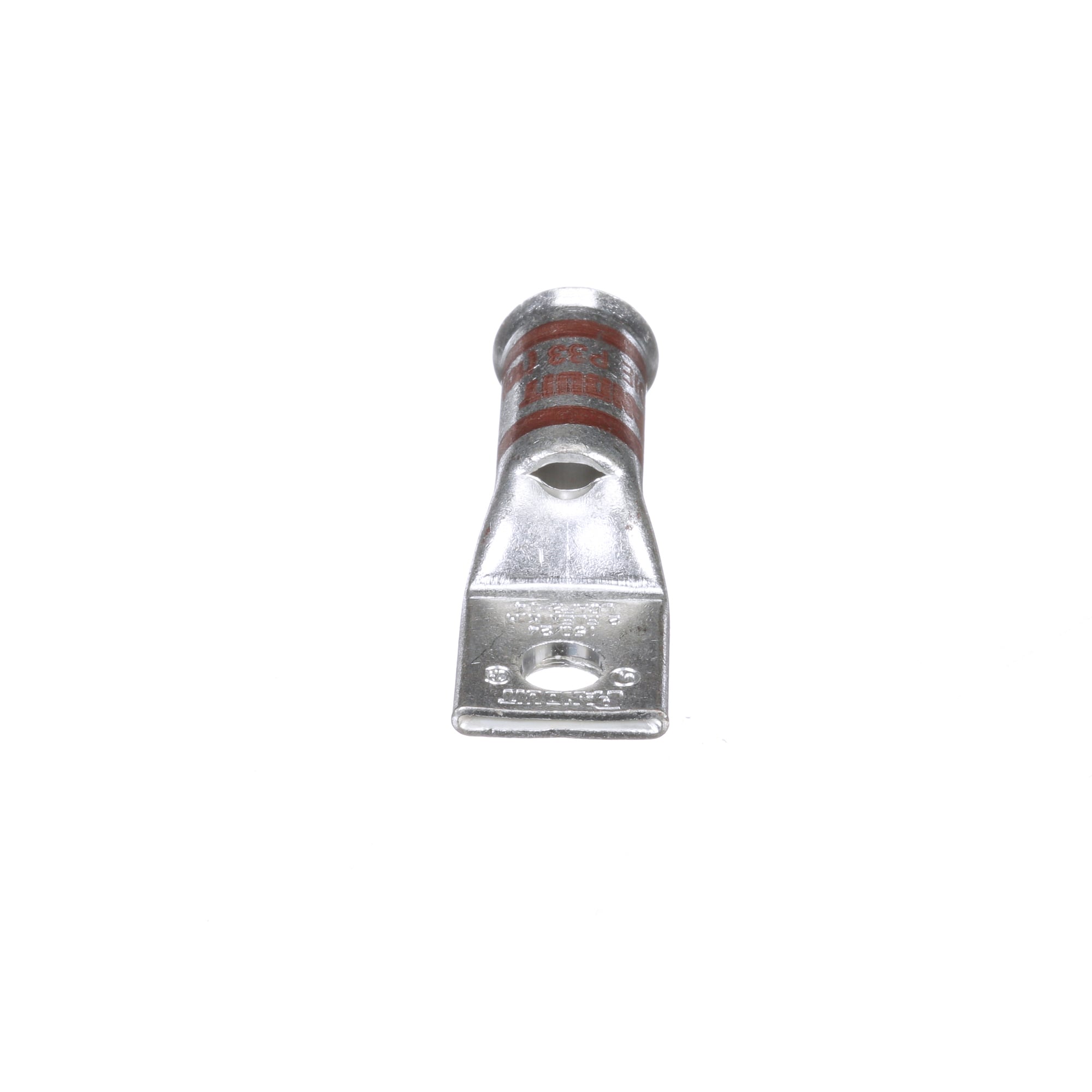 Copper Compression Lug, 1 Hole, #2 AWG, 