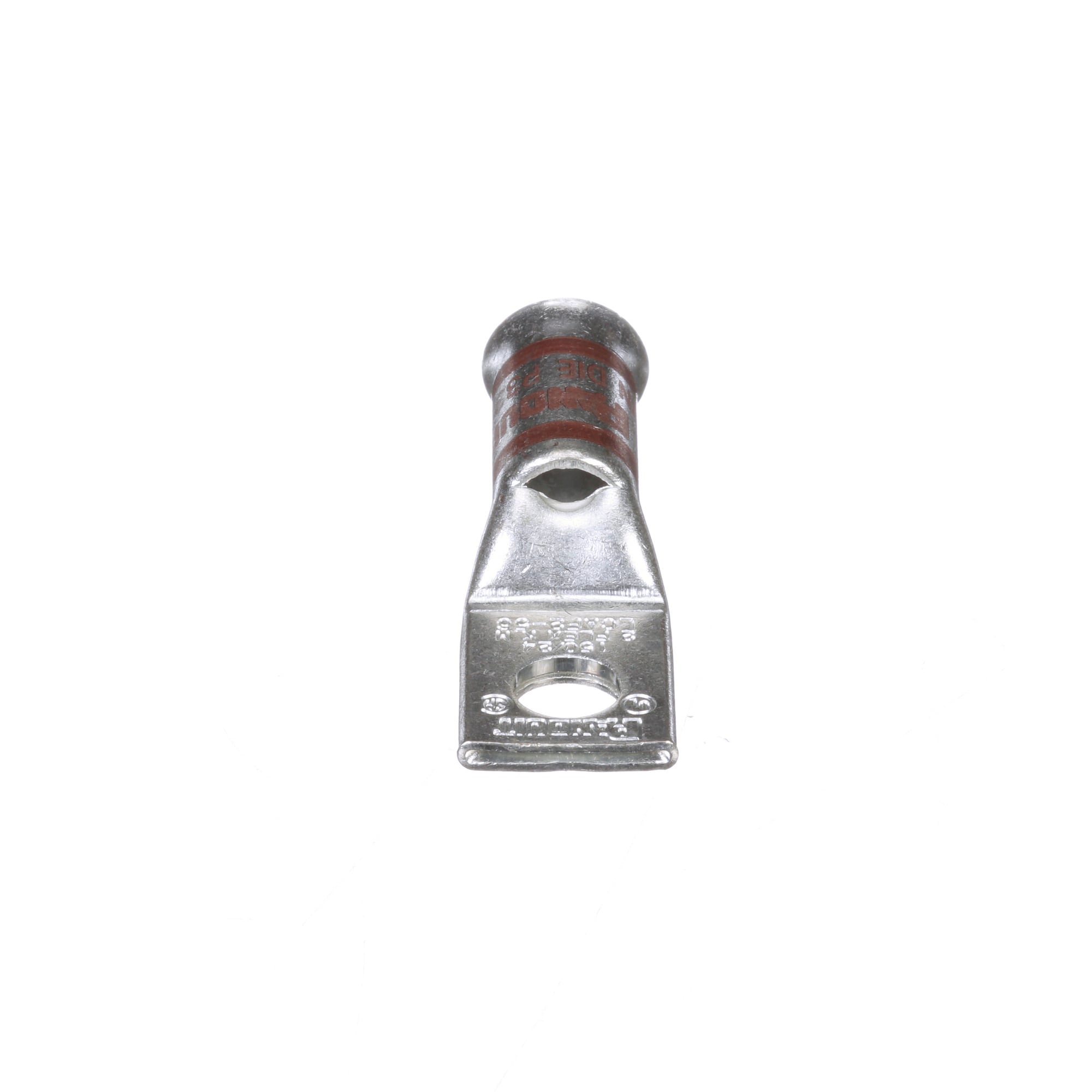 Copper Compression Lug, 1 Hole, #2 AWG, 