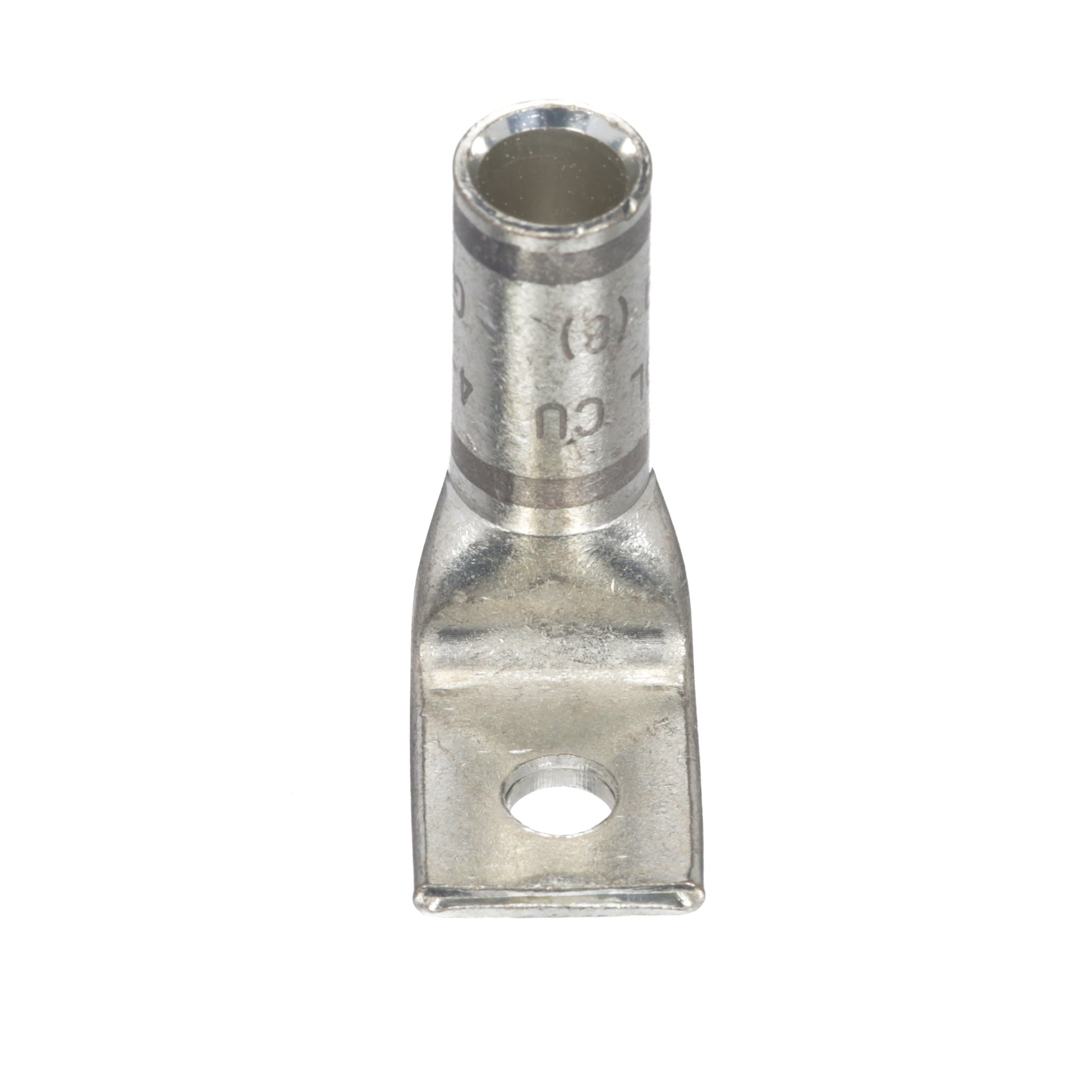 Copper Compression Lug, 1 Hole, #4 - #3 