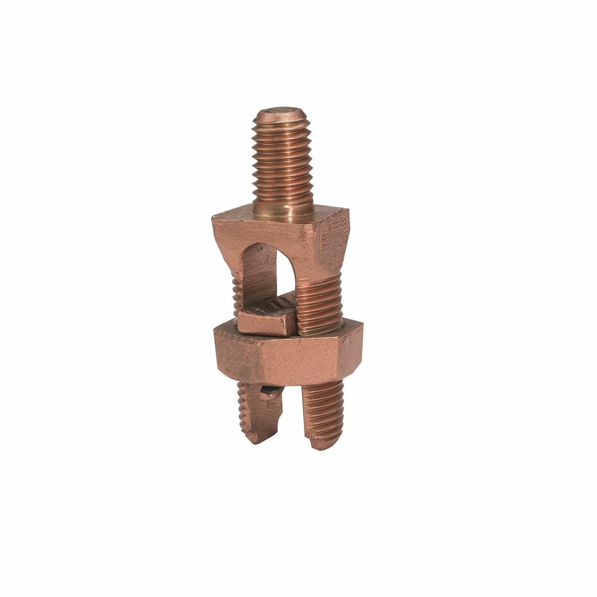Mechanical Grounding Connector, Cable to Flat, 3/0 AWG - 500 kcmil, 3/4" Stud.