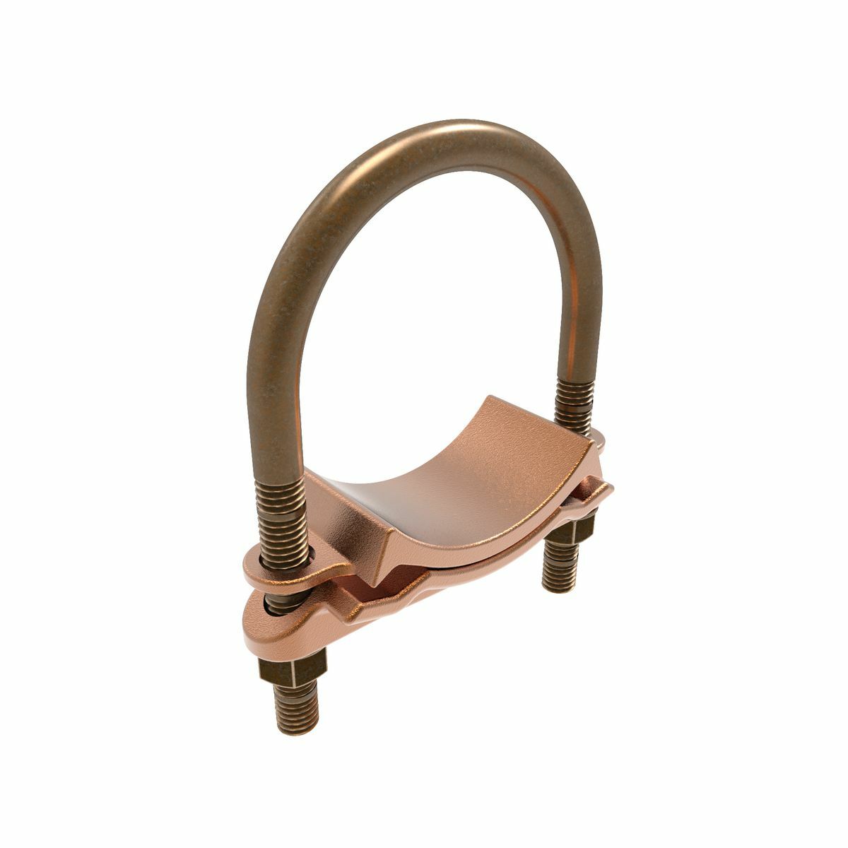 Mechanical Grounding Connector, 2 Parallel Cables to Rod or Pipe, 2/0 AWG (Sol.) - 250 kcmil, 2" to 2-3/8" Rod, 2" Pipe.