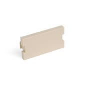 MOS Insert, Blank Module, 1 unit high, ivory