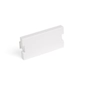 41291-1BW QuickPort MOS Insert, Snap-Fit Mount, Blank Module