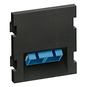 41292-2CE QuickPort 2-Unit High Duplex SC Angled Fiber Adapter MOS Insert, Snap-Fit Mount