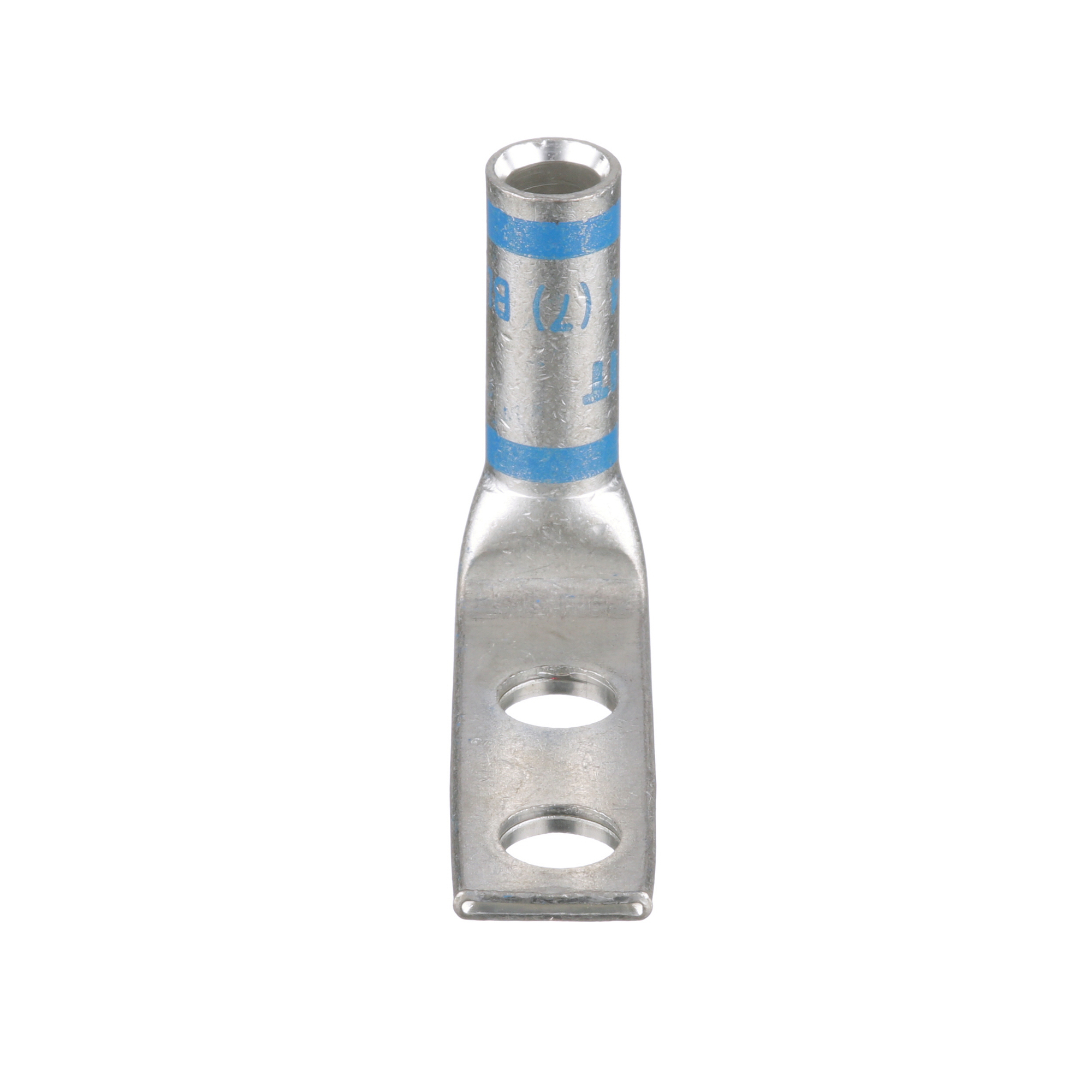Copper Compression Lug, 2 Hole, #6 AWG, 