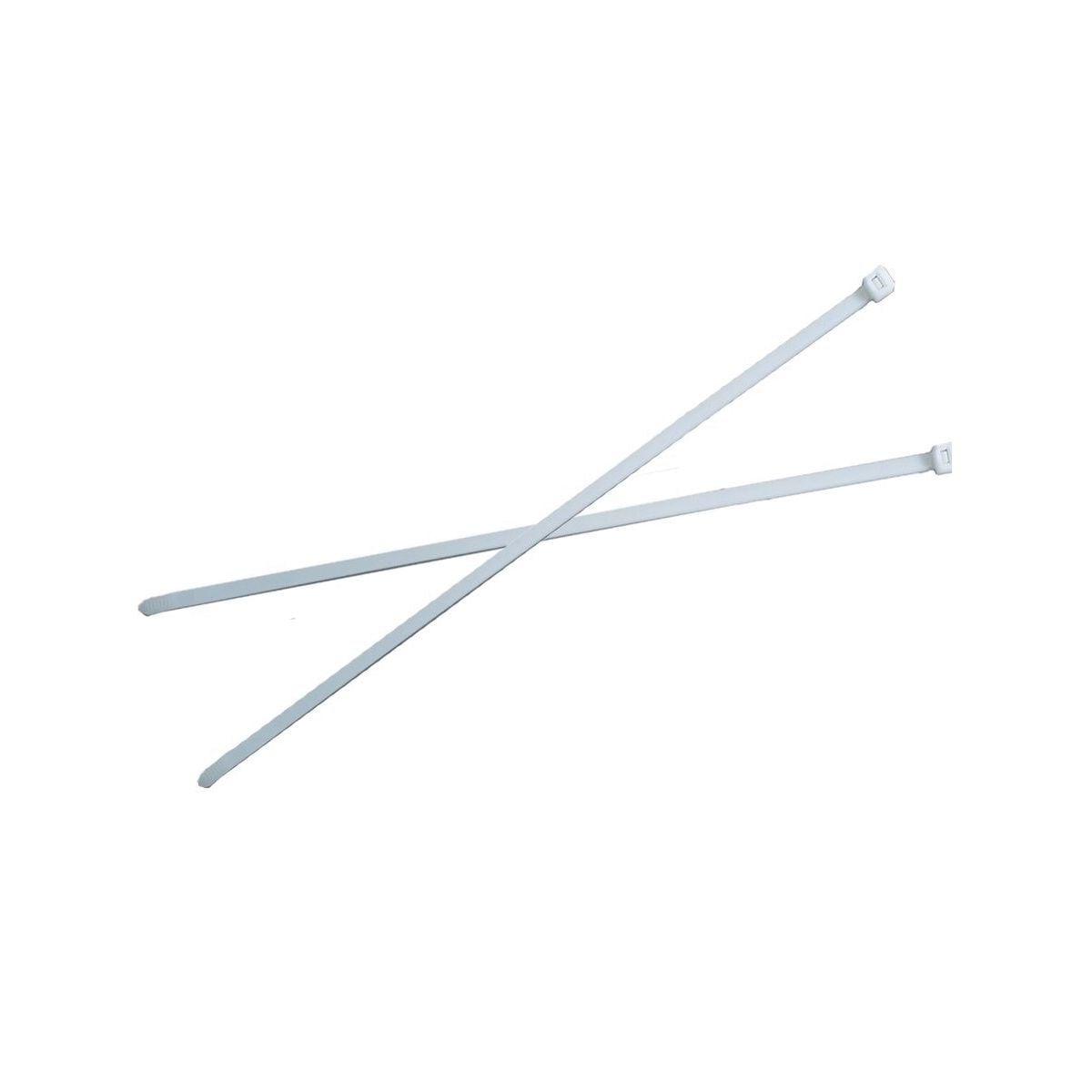 Natural Nylon 6/6 Cable Tie, 0.75" Max. Bundle Dia, 18 Lbs, 4" Long, 0.10" Wide, Install with TWT1, MK7, CTT50.