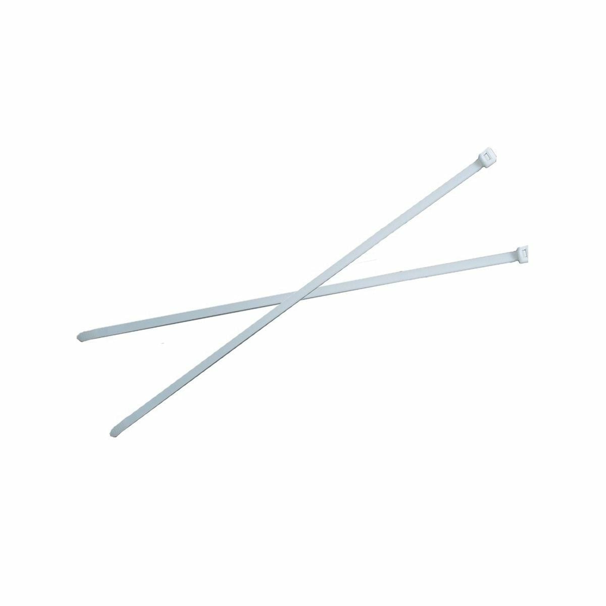 Natural Nylon 6/6 Cable Tie, 1.25" Max. Bundle Dia, 30 Lbs, 6" Long.