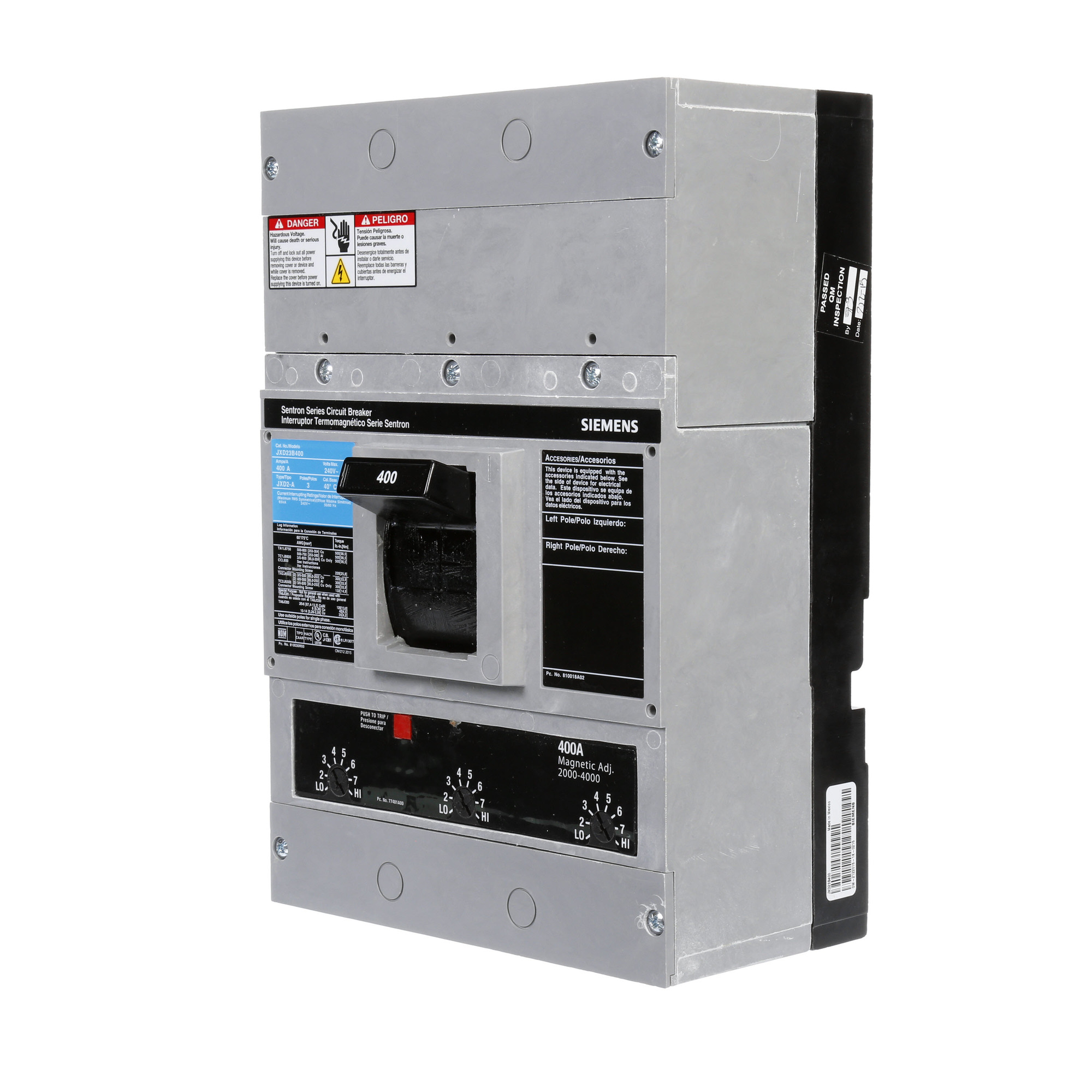 BRKR JD2 3P 240V 400A FX