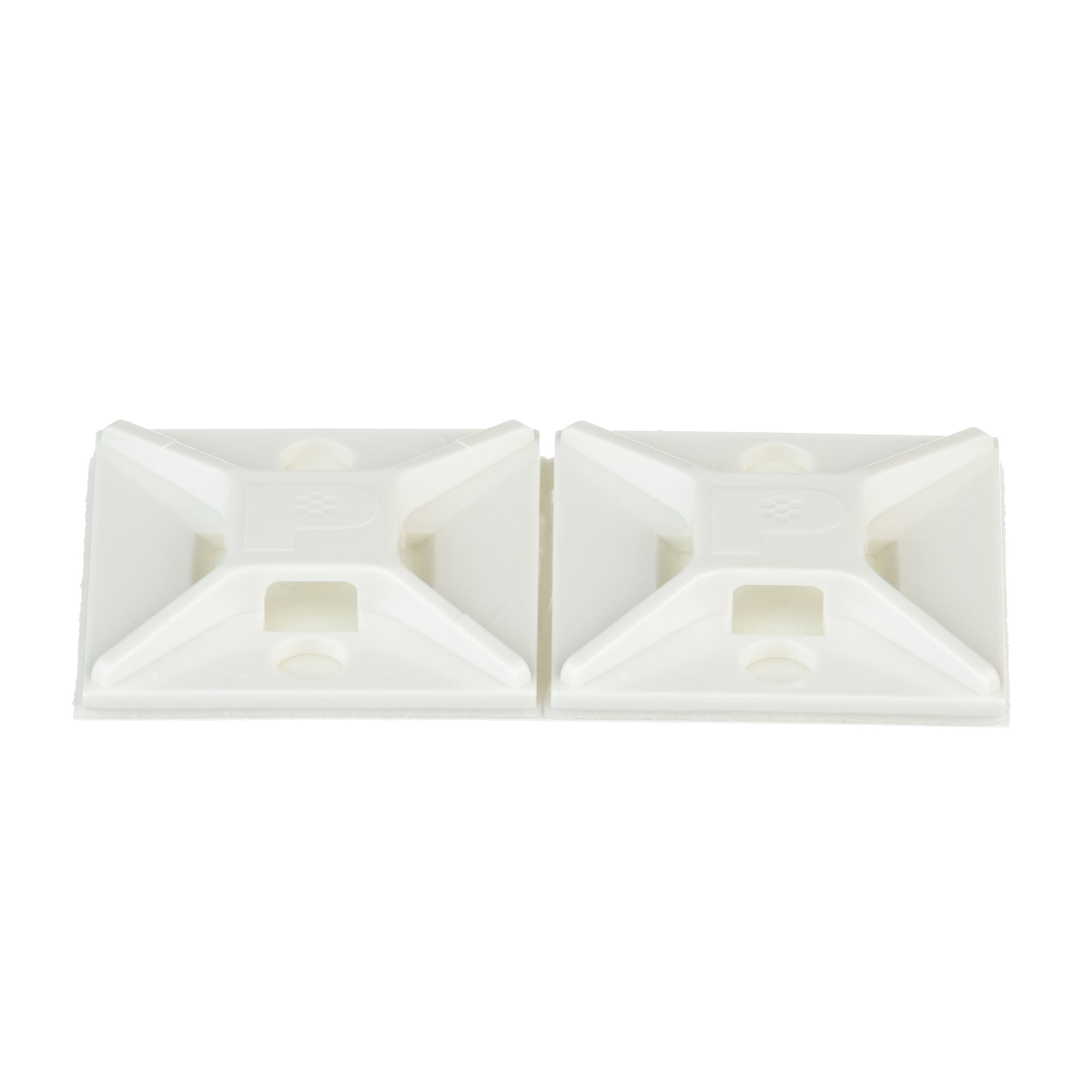 Cable Tie Mount, #6 Screw (M3), 1INx1IN (2