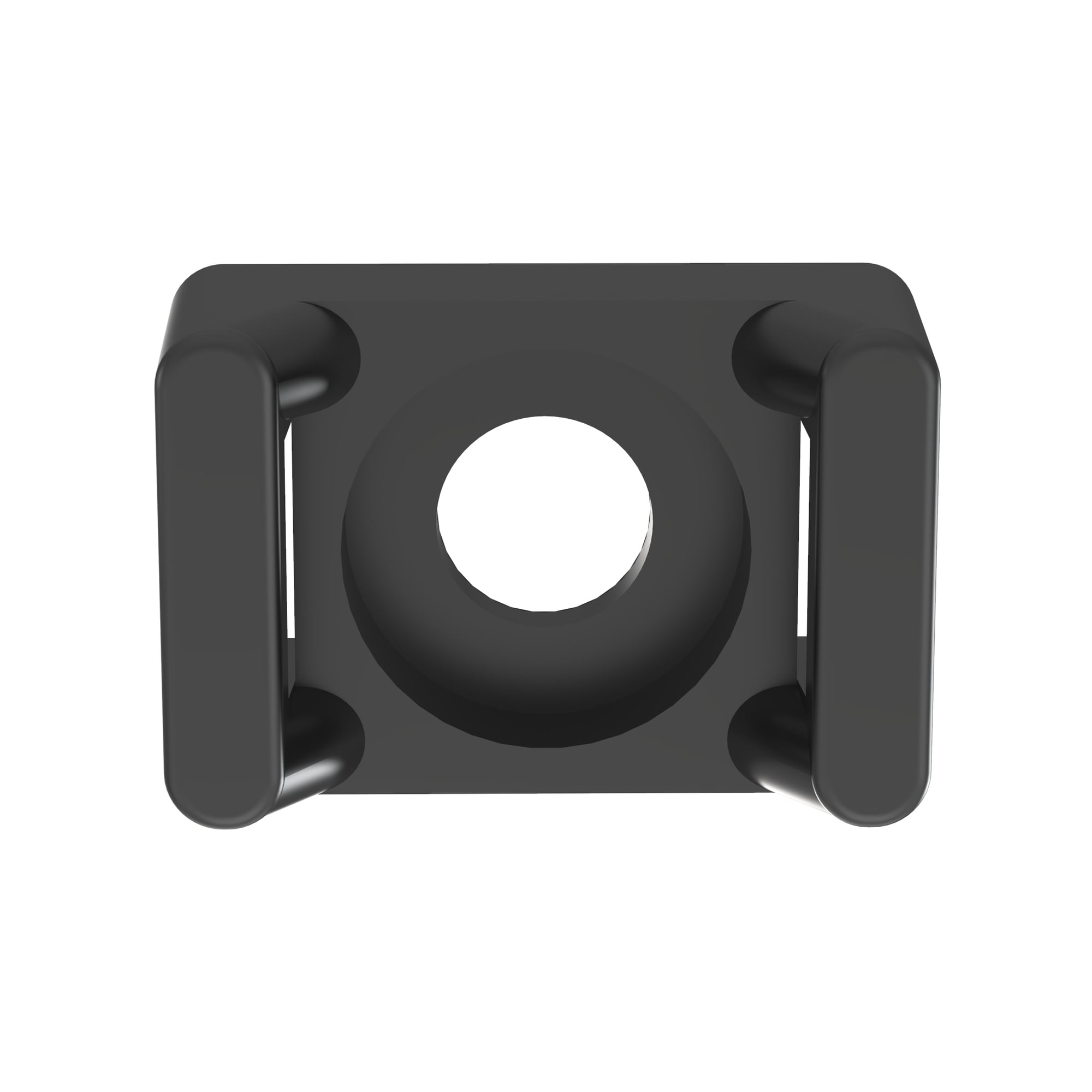 Cable Tie Mount, .43IN (10.9mm)W, #8 Scre