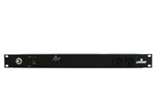 Horizontal Rack Mount Surge Protective Power Distribution Unit 20A On/Off Switch NEMA 5-20P Straight Blade Plug 12 Outlets, Black