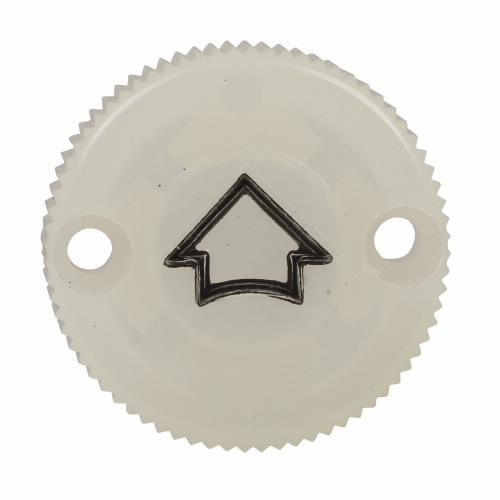 10250TEW Blank Heavy Duty Oiltight/Watertight Operator Knob, 30.5 mm, NEMA 1/2/3/3R/4/4X/12/13/IP65 NEMA Rating, Round Shape, Plastic