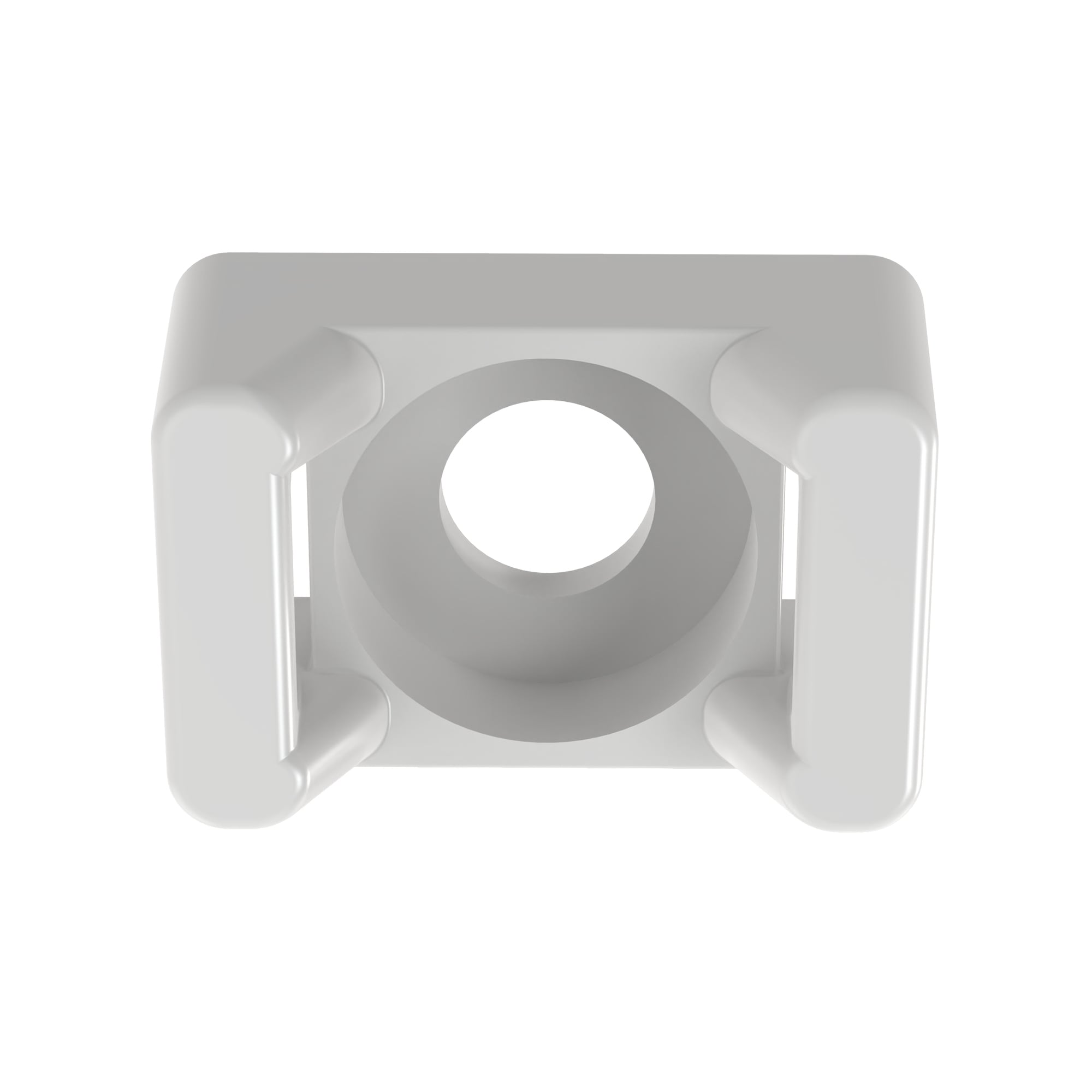 Cable Tie Mount, .61IN (15.5mm)W, #10 Scr