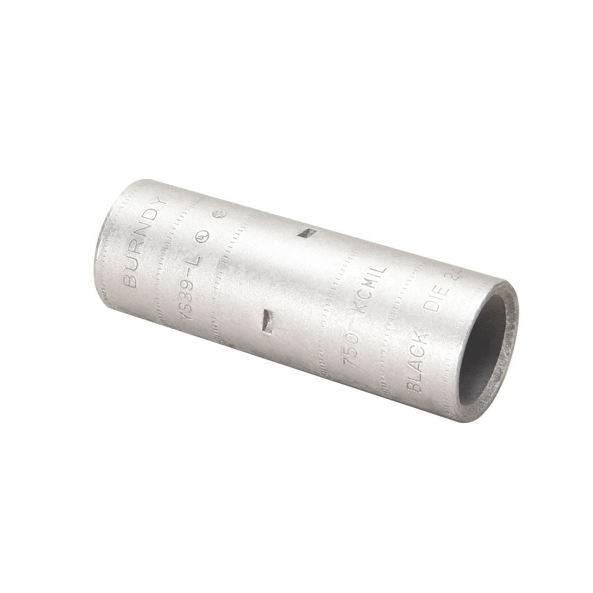 750 kcmil CU, Standard Barrel, Internal Chamfer, Tin Plated, UL/CSA, 90?C, Up to 35kV, BLACK Color Code, 24 Die Index.
