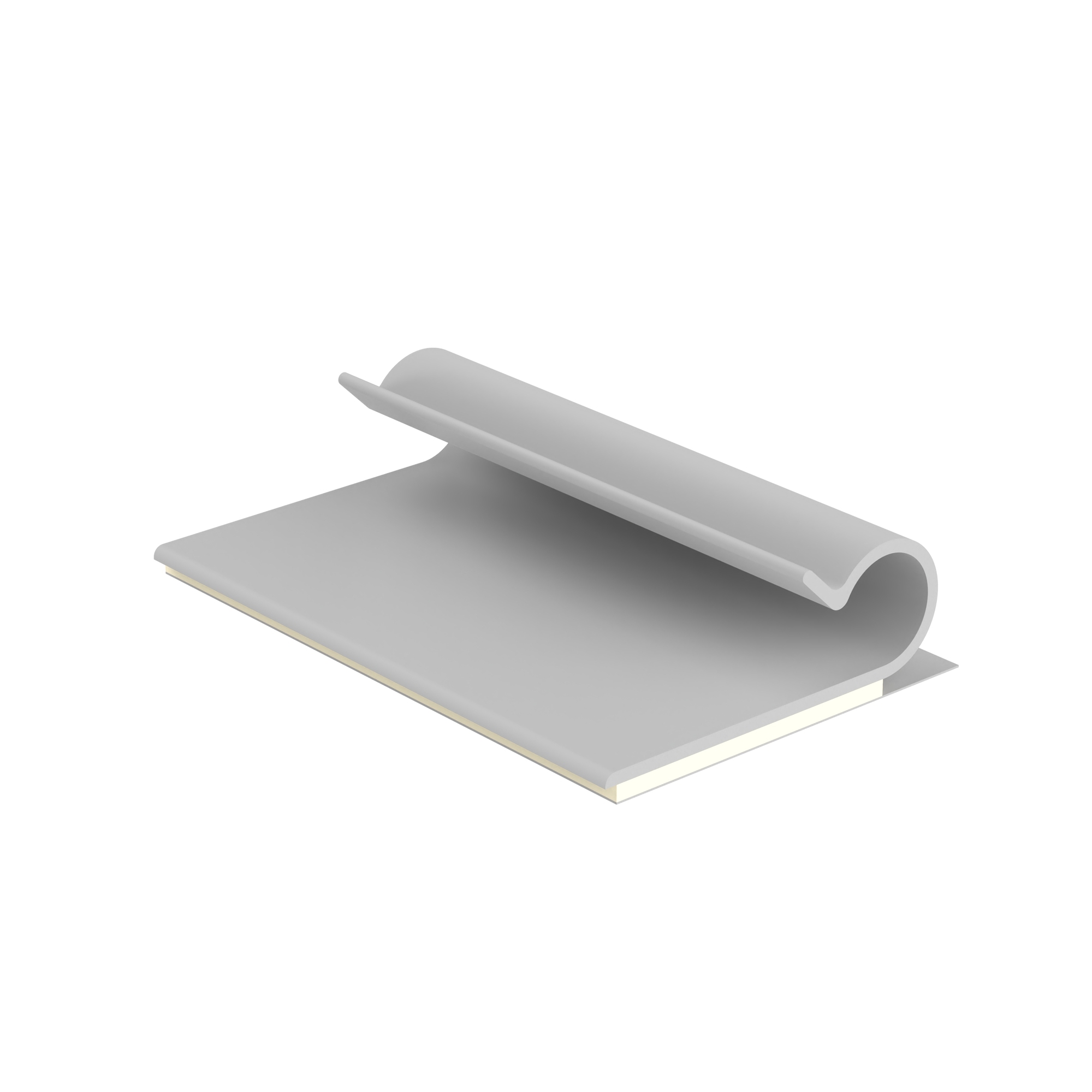 Cord Clip, Adh., .25IN (6.4mm) Bundle, GR
