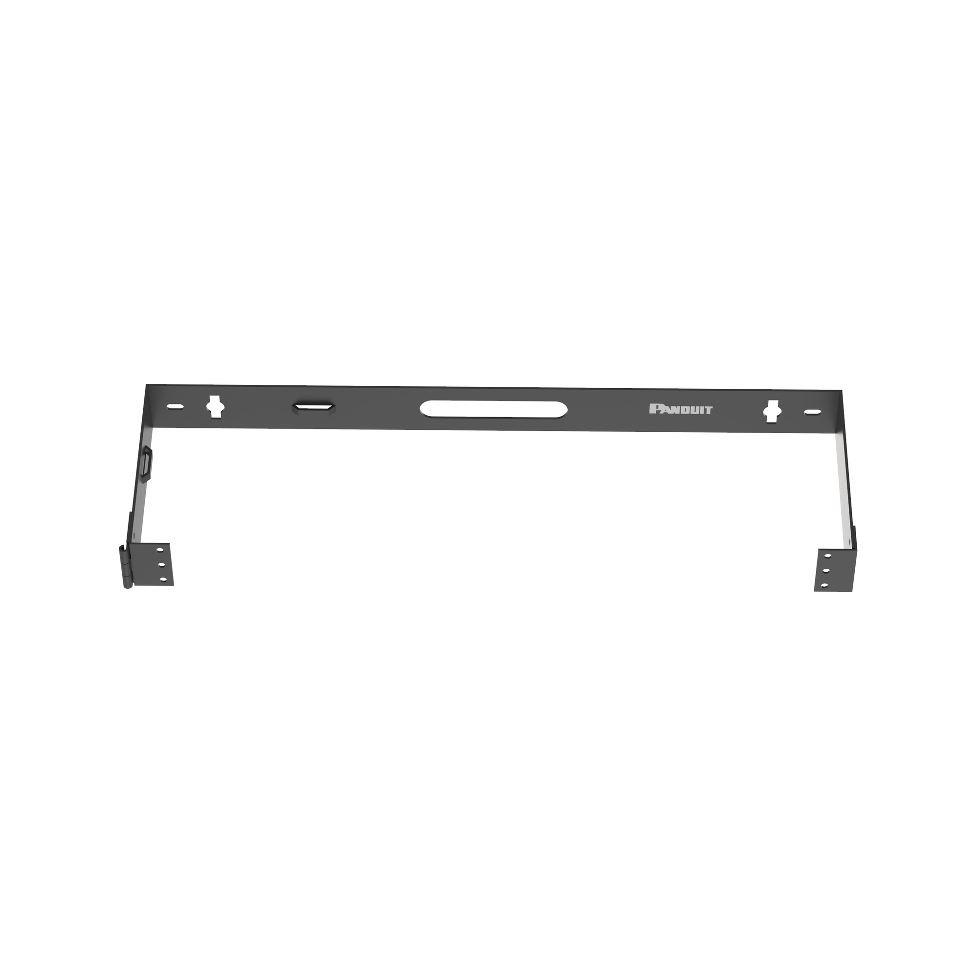 Hinged Wall Mount Bracket 1RU, 6IN Deep (