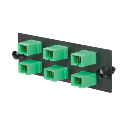 FAP W/6 SC APC Simpl Adapters (AG) Zirco
