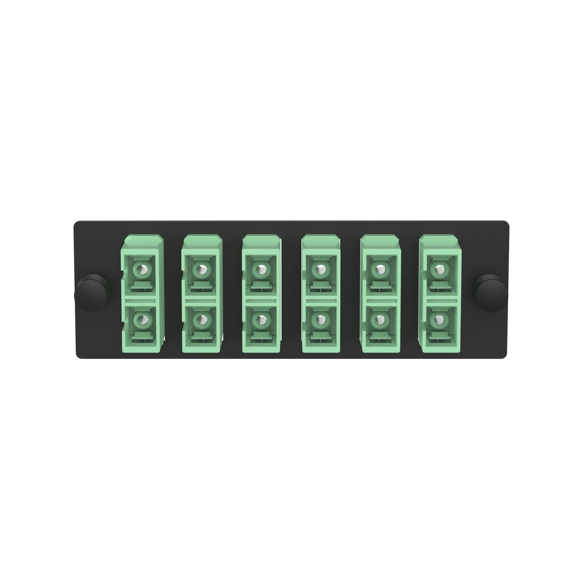 FAP w/6 SC APC Dupl Singlmode Adapters (