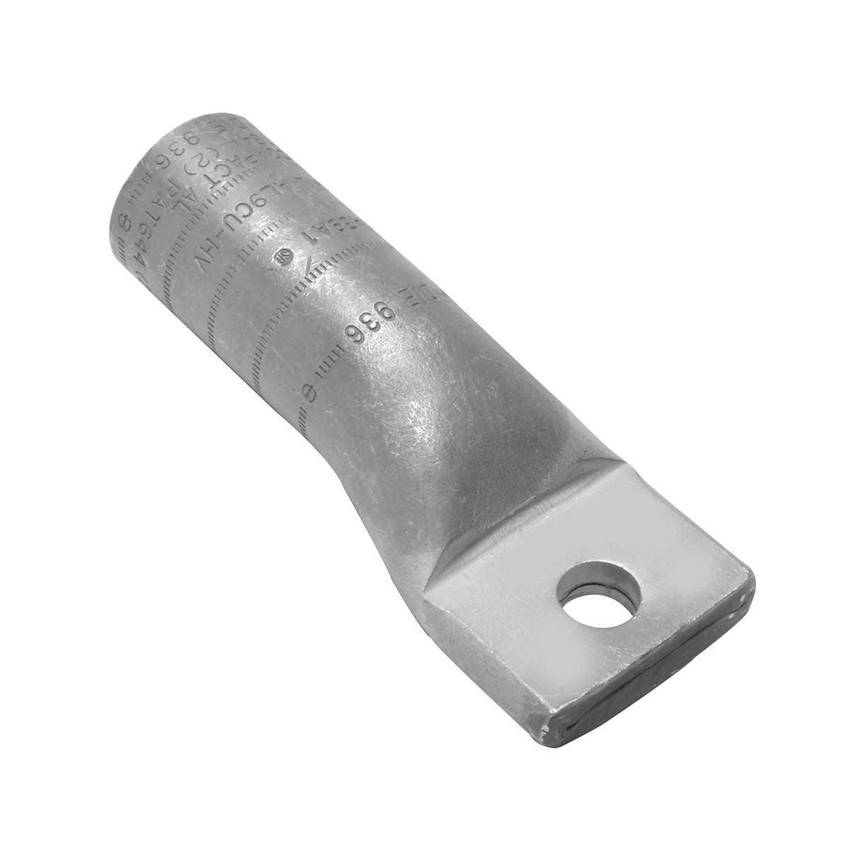 750 kcmil, AL Terminal, One Hole, 1/2", Stud Size, AL9CU, Internal Chamfer, Tin Plated, Prefilled PENETROX?, End Cap, UL/CSA, 90?C, Up to 35kV, Yellow Color Code, 936 Die Index.