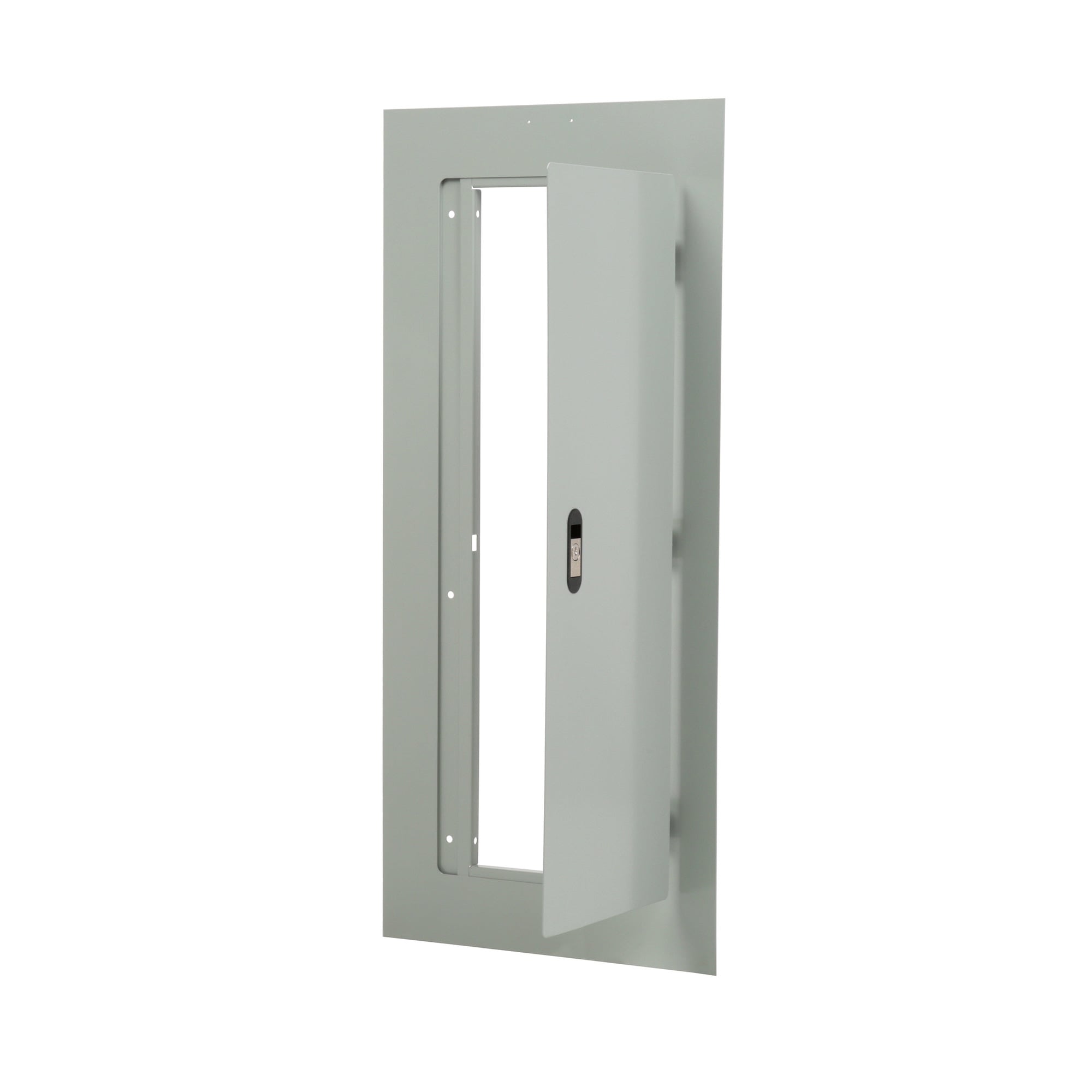 FAS-Latch front (Surface mounted). Dimensions (H x W) IN 44 x 20. Fits typical P1/P2 NEMA Type 1 panelboard enclosures 20 inch wide.