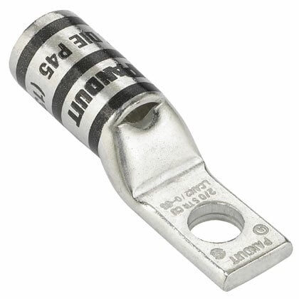Copper Compression Lug, 1 Hole, 2/0 AWG,