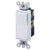 15-Amp 120/277-Volt Residential Grade Decora Rocker 4-Way AC Quiet Switch, Mahogany