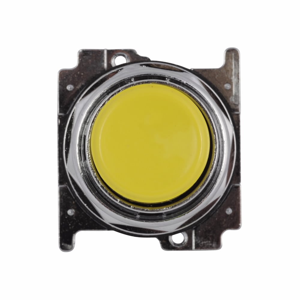 Eaton 10250T pushbutton 10250T, 30.5 mm, Heavy-Duty, 40 mm, NEMA 3, 3R, 4, 4X, 12, 13, Non-illuminated, Momentary, Mushroom head, Clear actuator, Chrome bezel, Plastic actuator