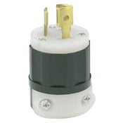 15-Amp, 125-Volt, NEMA L5-15P, 2P, 3W, Locking Plug, Industrial Grade, Grounding, Power Indication, Black-White