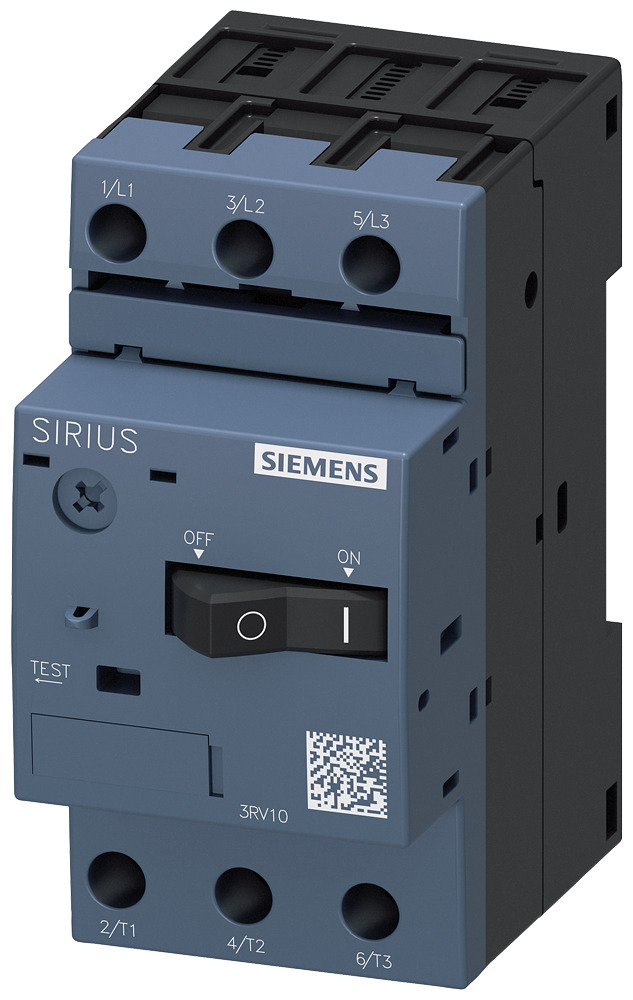 Motor Starter protector MSP, IEC, SIRIUS Component in Group Installation Group Tap Conductor Protector Trip Class 10, 2.8 - 4 Amps Frame Size S00 Screw Terminals UL File E47705 in Vol. 7 Sec. 6
