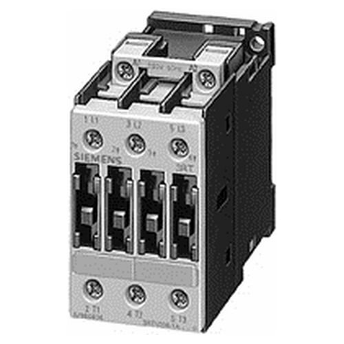 Contactor,IEC,Sirius,Standard 3 Pole,Non-Reversing 24 DC Coil Frame Size S0, 25A DIN/Panel Mount Screw Terminals No Auxiliaries No Suppression UL File E31519 in Vol.11 Sec.1