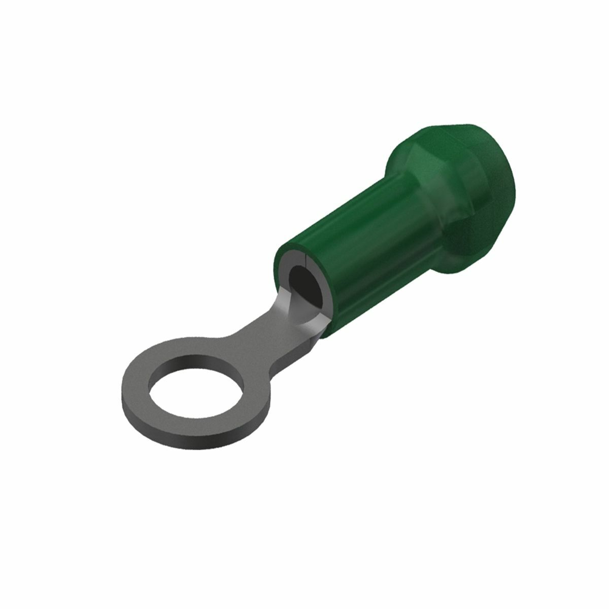 Insulated Copper Terminal, 8-10, 1.060 in L, .317 in W, 600 Volts Max.
