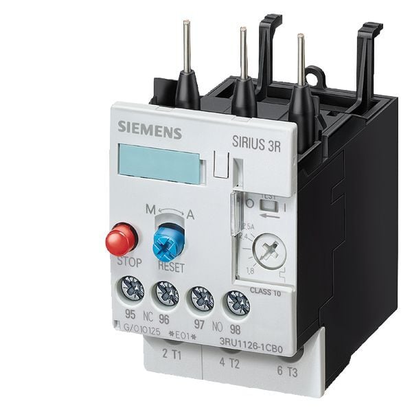 Overload Relay, IEC, SIRIUS Thermal, Trip Class 10 Adjustment Range 11 - 16 Amps Manual/Automatic Reset Frame Size S0 Screw Terminals For Direct Mount to Contactor UL File E44653 in Vol.5 Sec.28