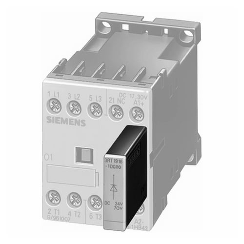 SIZES00 FOR MOUNTING ONTO CONTACTORS SURGE SUPPRESSOR, AC 24...48 V,DC 24...70 V, VARISTOR,
