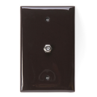 Midsize Video Wall Jack F connector Brown