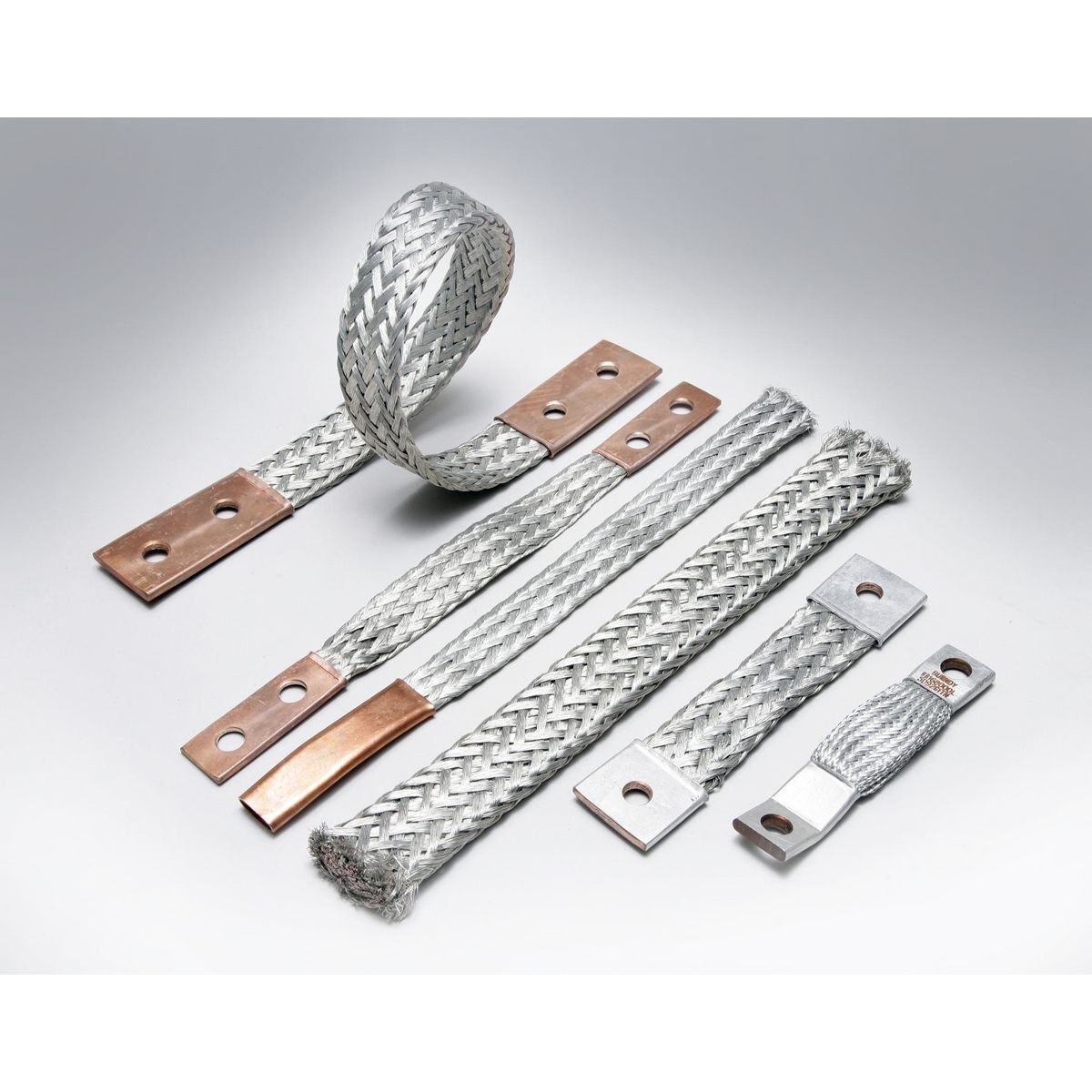 Flexible Copper Braid, 18 in L,0.17 in T.