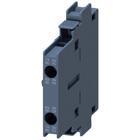 Auxiliary switch block, 2 no, din en50005, laterally, 10 mm screw connection,size s0...s12, for contactors for switching motors, 2-p