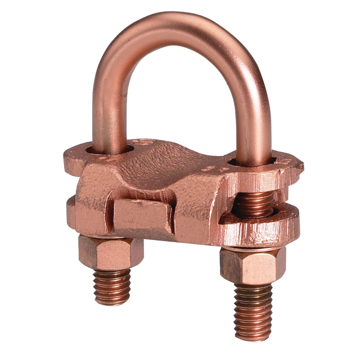 Raised Floor Grounding Clamp, #4 Sol. - 2/0 Str., 1.69 in L, 2.38 in.
