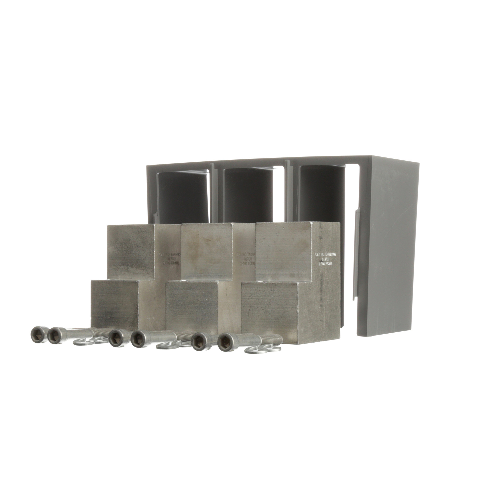  LOW VOLTAGE SENTRON MOLDED CASE CIRCUIT BREAKER ACCESSORY. 3 PIECE ALUMINUM BODY LUG FOR 3-POLE 600A - 1200A MD / ND FRAME BREAKER. WIRE RANGE 250 - 500KCMIL (CU/AL) - 4 BARREL LUG. INCLUDES NDTS END BARRIER. SUITABLE FOR LINE AND LOAD SIDES. 3 LUG KIT.