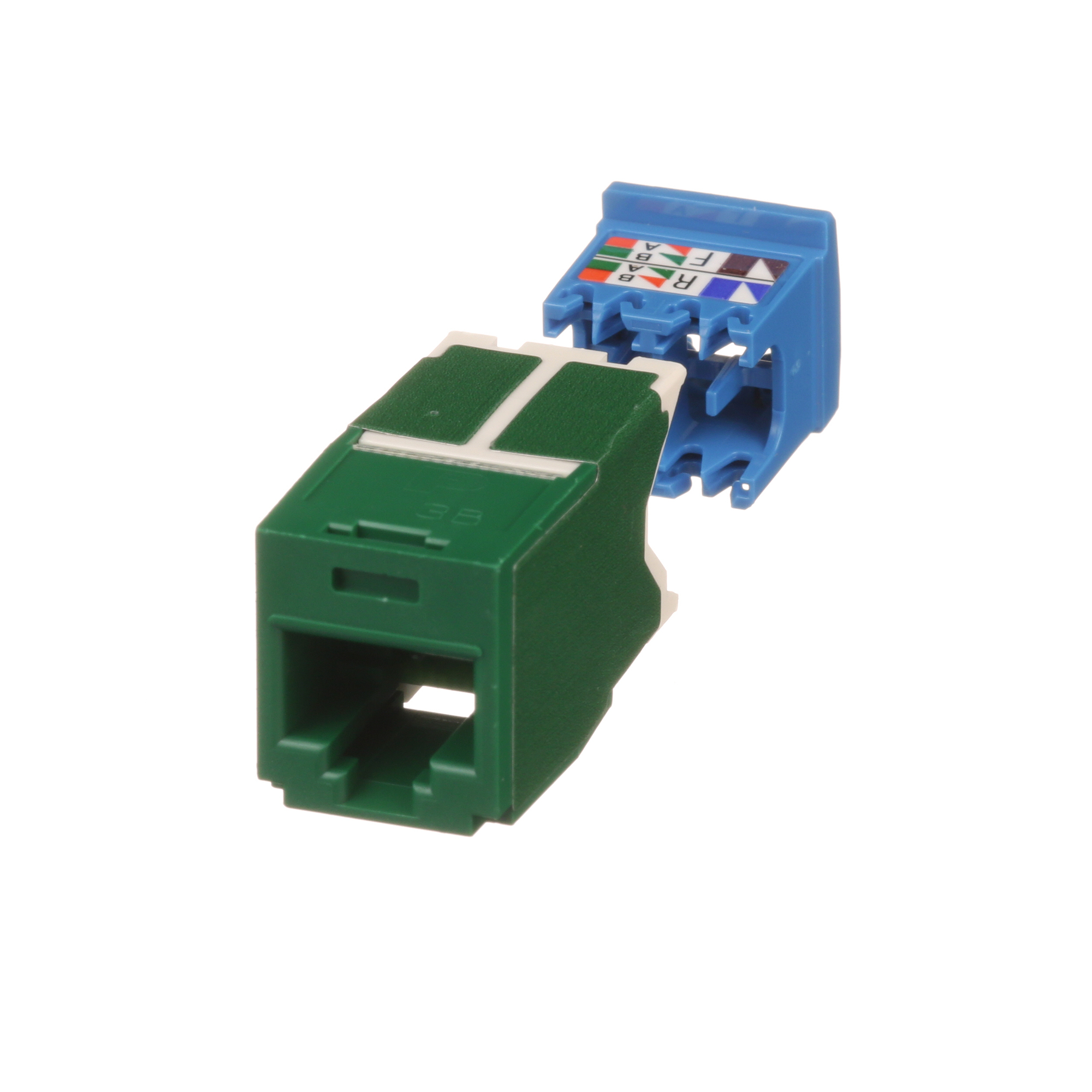 Mini-Com Module, Cat 6A, UTP, 8 pos 8 wi