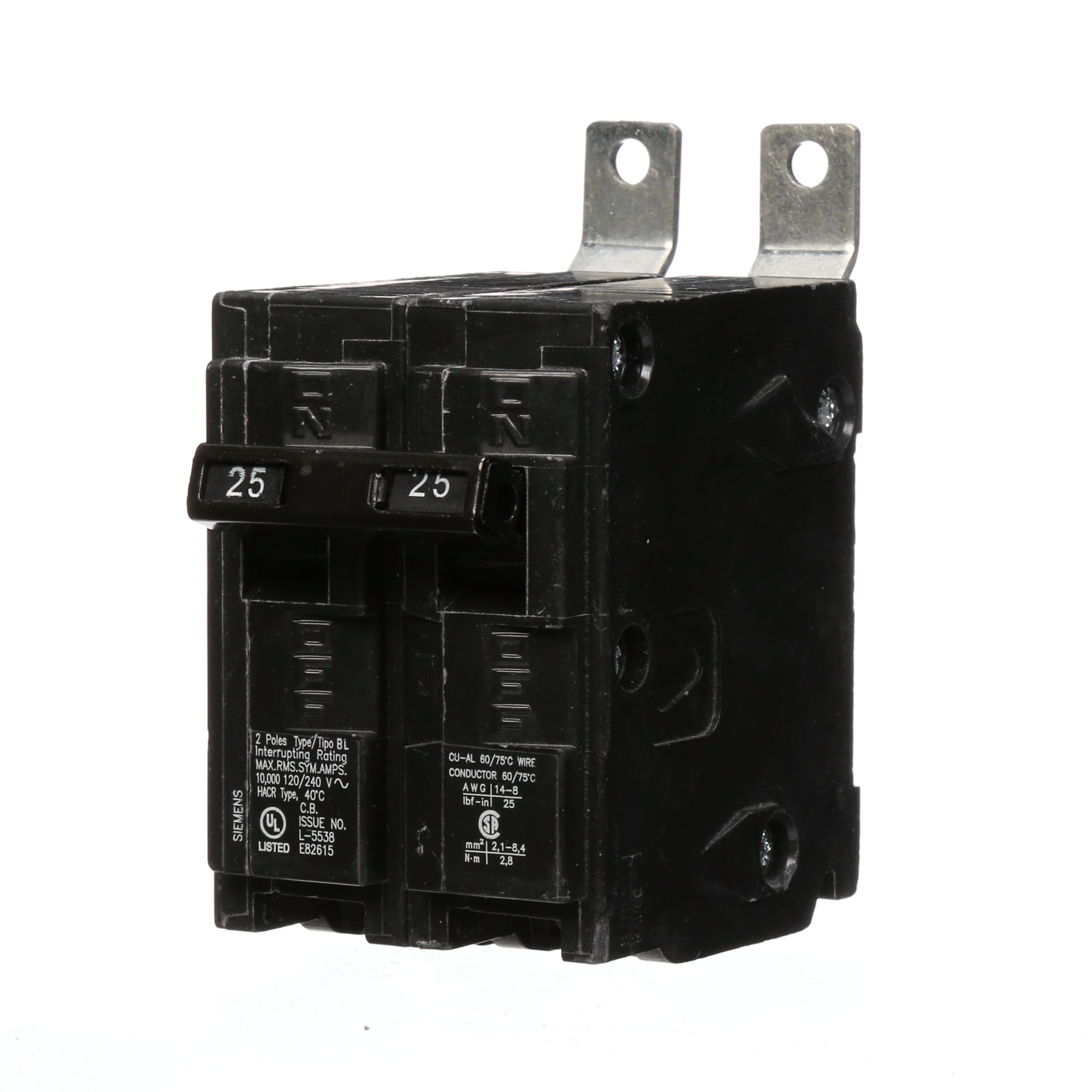 BREAKER 25A 2P 120/240V 10K BL 10 KAIC 
