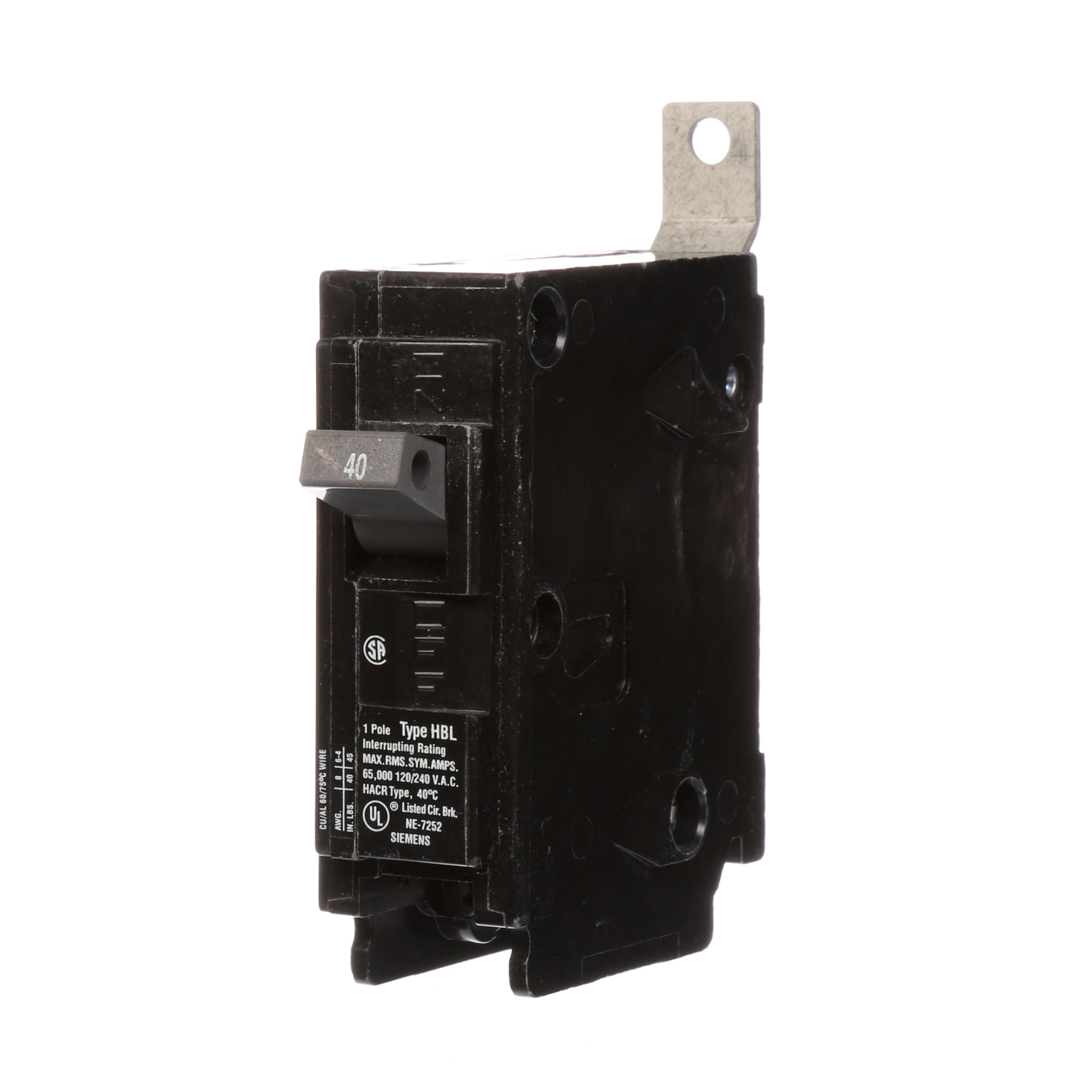 BREAKER 40A 1P 120V 65K HBL 65 KAIC