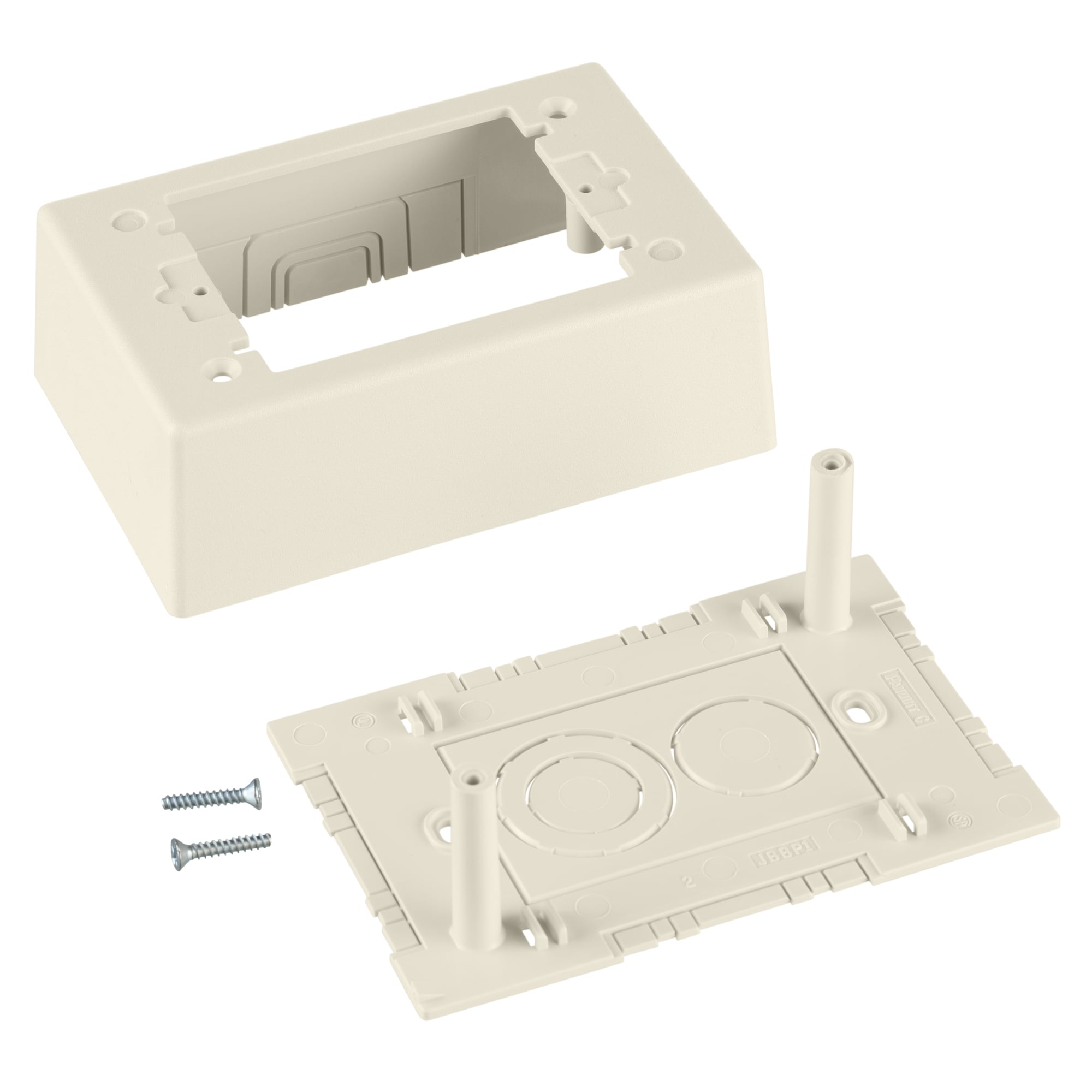 Single Gang Power Rated 2-piece Outlet B