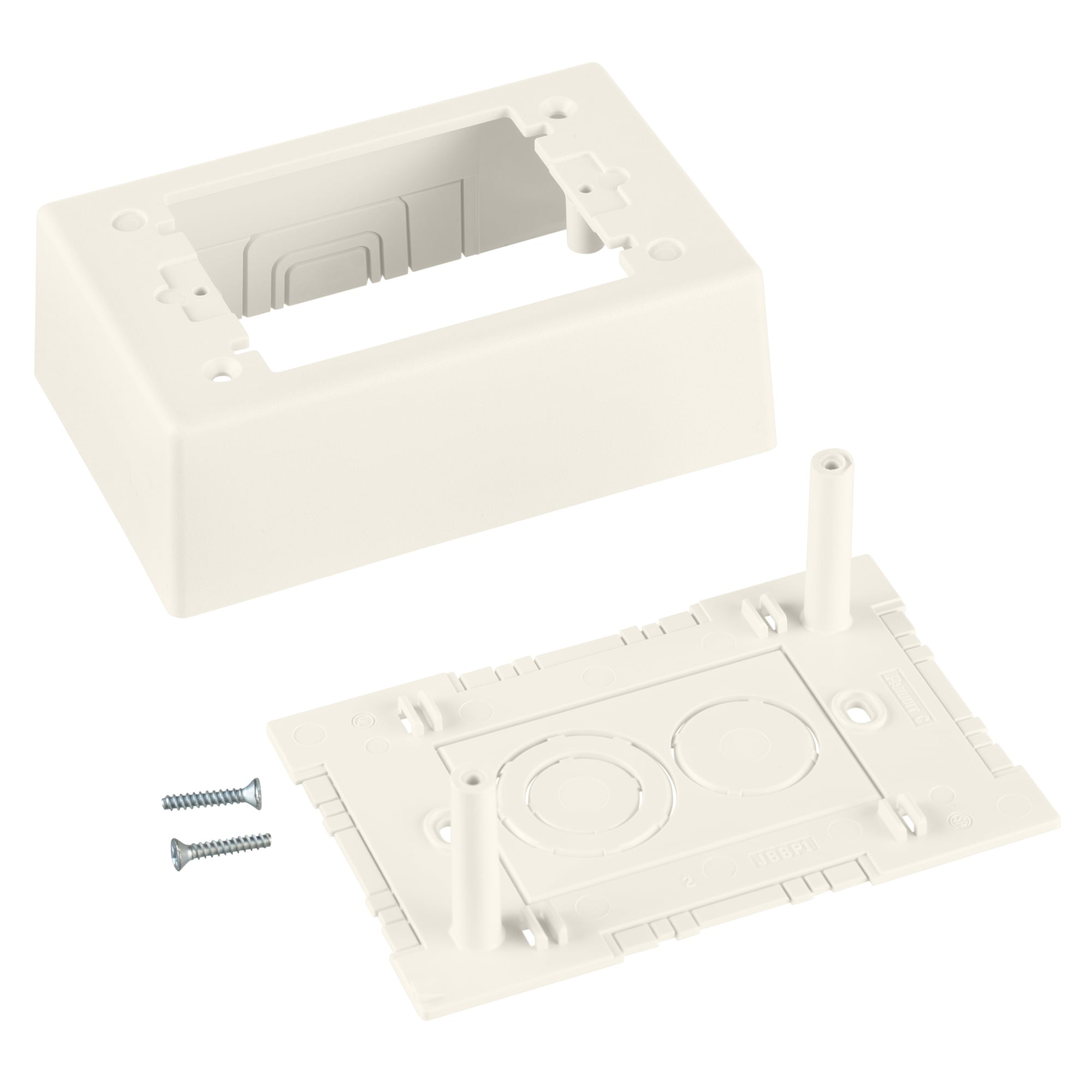 Single Gang Power Rated 2-piece Outlet B