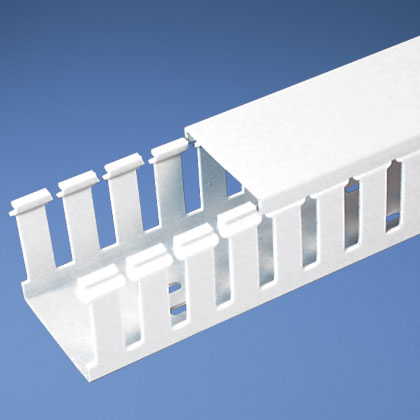 Slotted Duct, PVC,.5X.5X6FT,WHT          