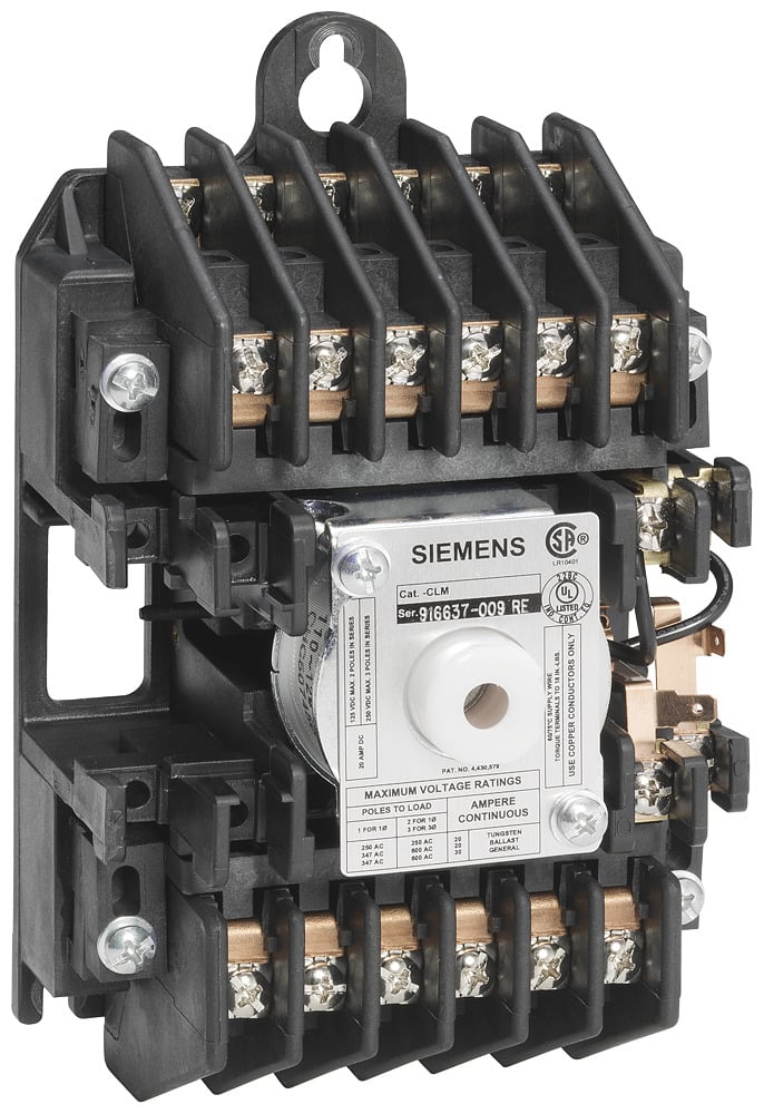 Mechanically held lighting contactor, H2 0 N.C. / 3 N.O. poles, 110 120V 50/60Hz coil, Non-combination type, Enclosure NEMA type (open), No enclosure